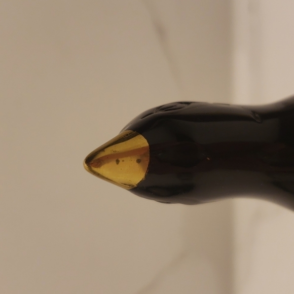 Brass Penguin Figurines Black Gold 5"tall and 4"tall - Picture 10 of 13